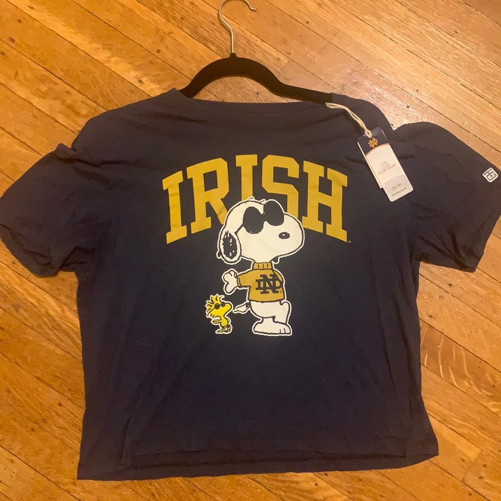 NWT Notre Dame / Snoopy Shirt